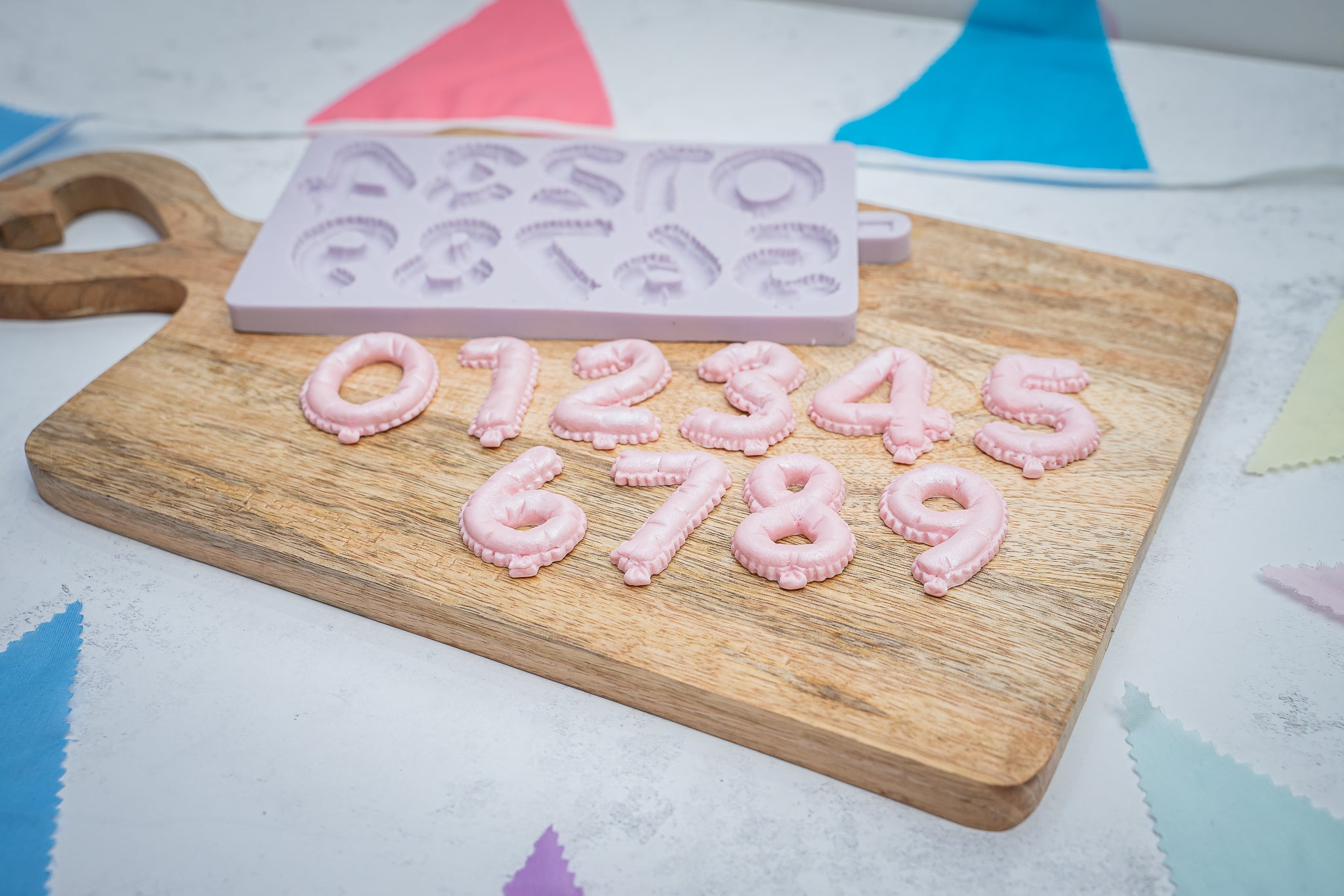 Balloon Numbers Silicone Mould