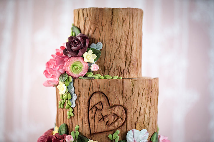 Rustic Woodland Bark Silicone Mould