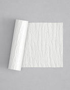 No.24 Bark mini 4" texture rolling pin with its pattern rolled out on white fondant - Prop Options