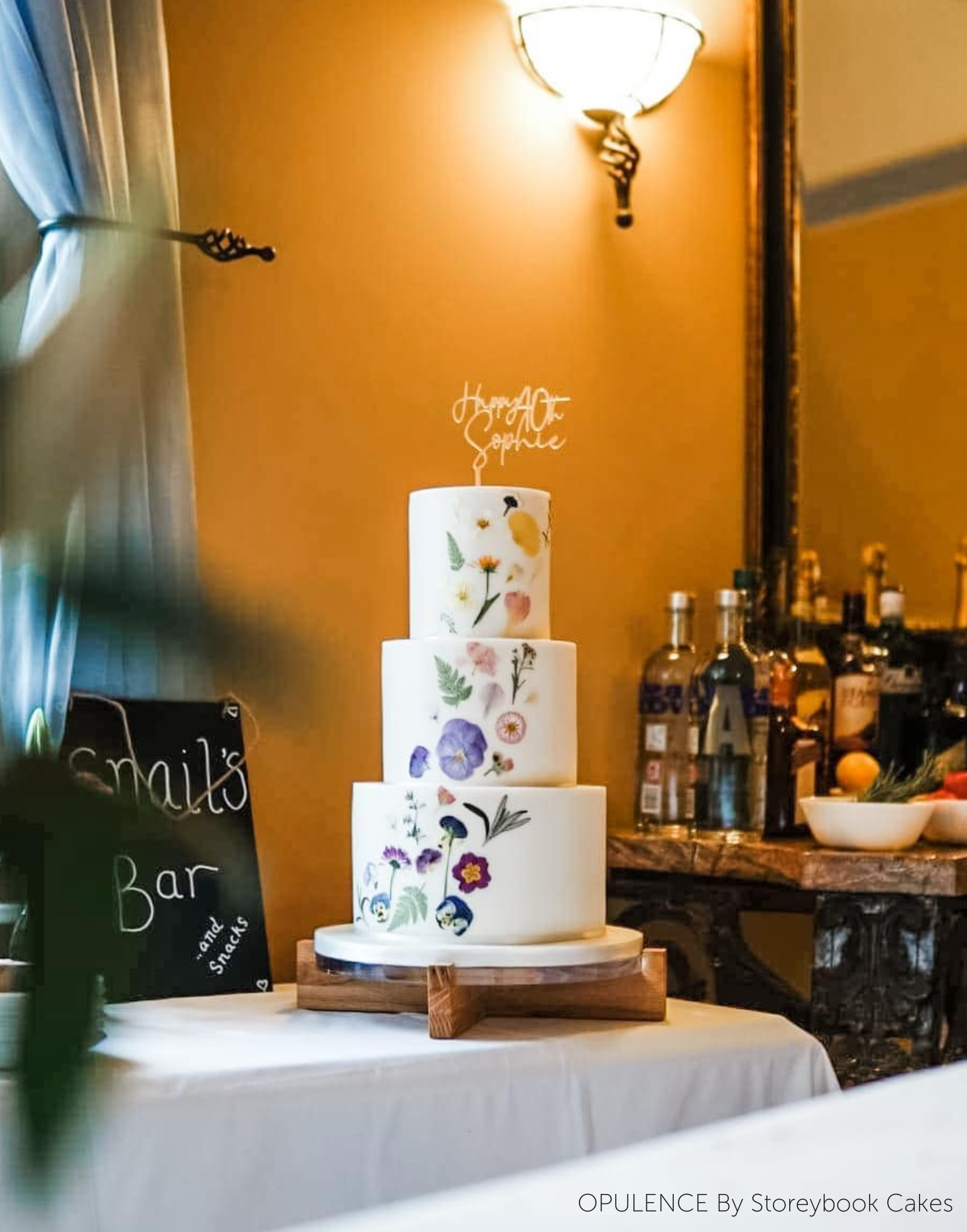 Cake board gâteau personnalisé mariage