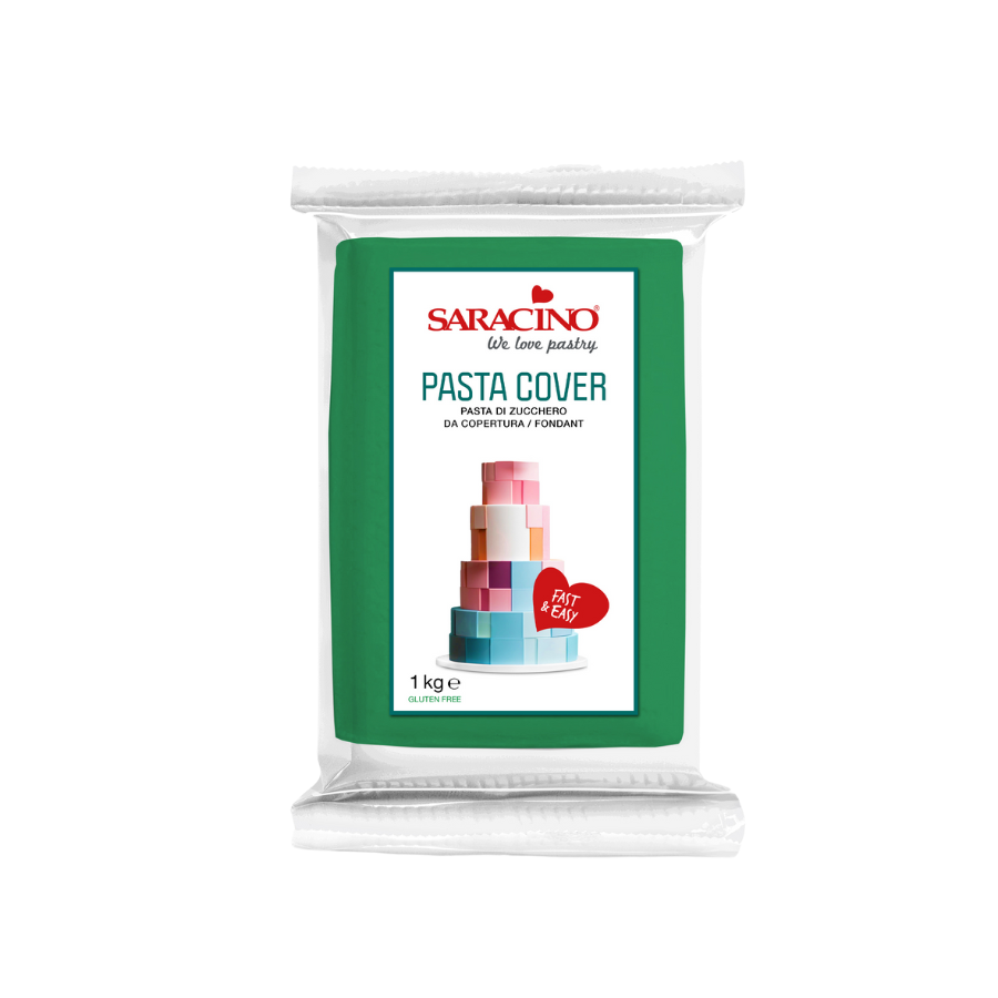 Saracino Pasta Cover Green Sugarpaste Fondant 1kg