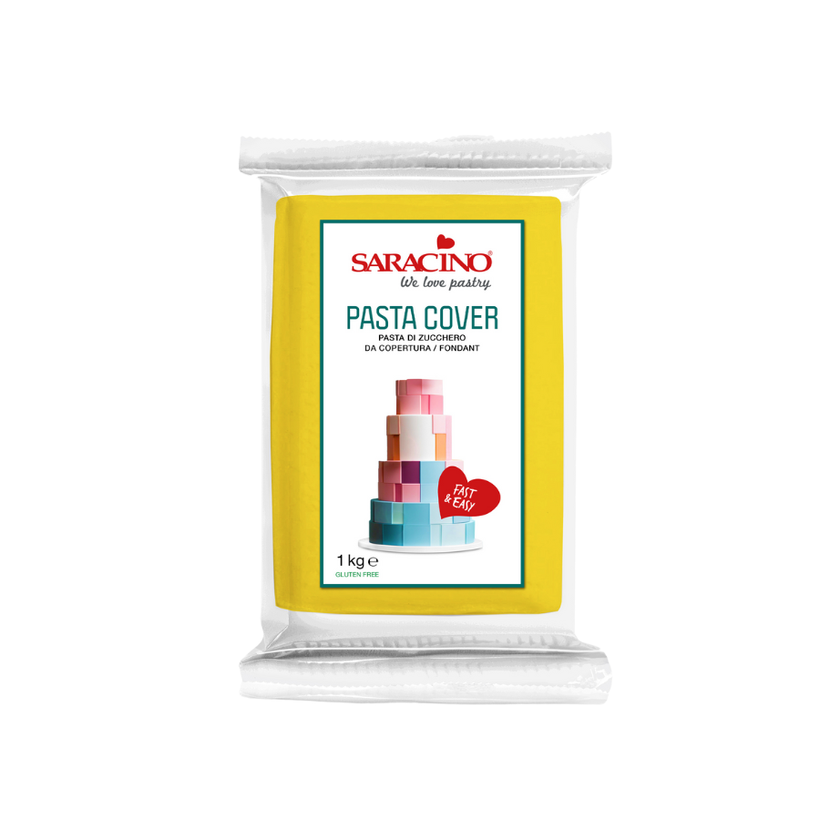 Saracino Pasta Cover Yellow Sugarpaste Fondant 1kg
