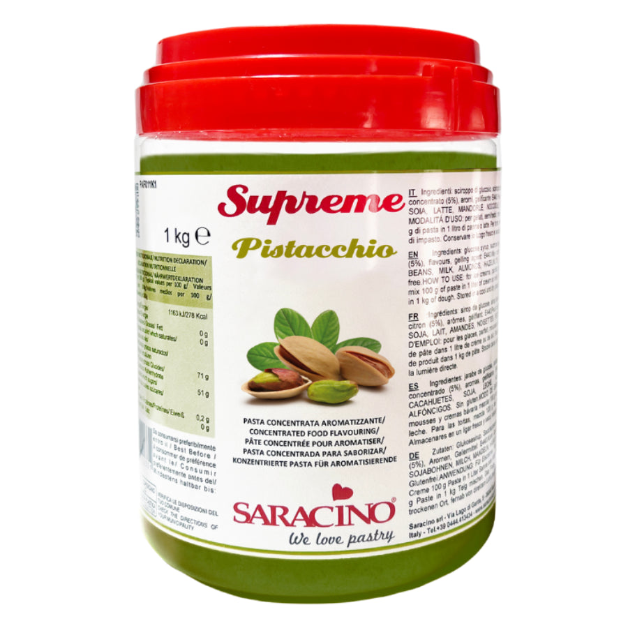 Saracino Pistachio Food Flavour Paste - 200g & 1kg Sizes