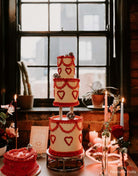 Silver Column Separator - Valentines Cake Flourish & Flotts