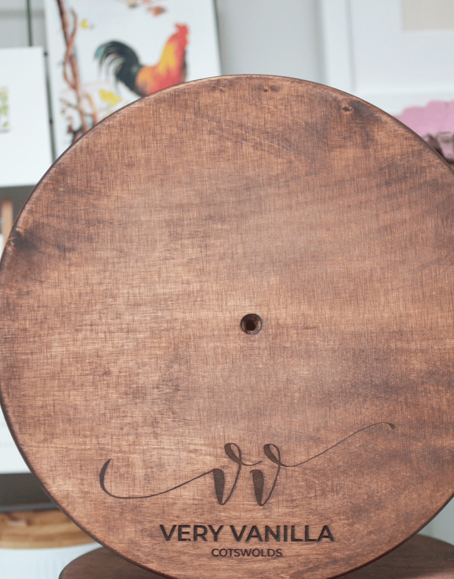 Premium Add - On: Bespoke Personalisation for Wooden Cake Stands - Prop Options