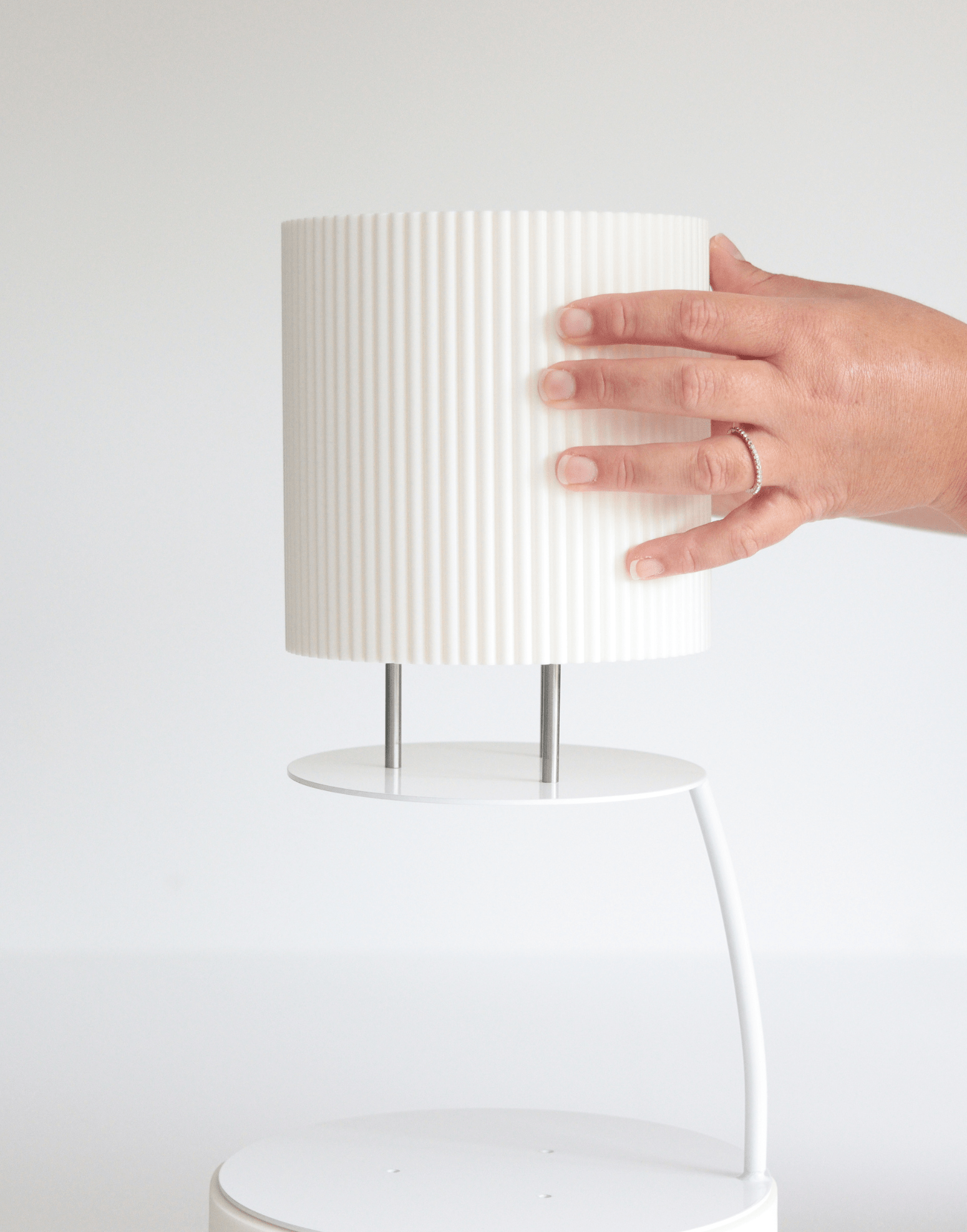 Round Reeded Cake Separator - Prop Options