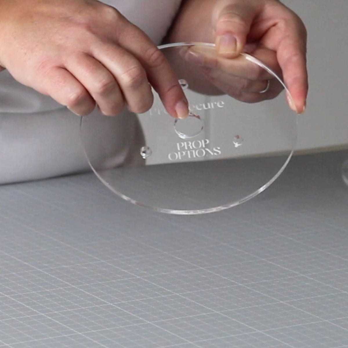 Cake Compass Round Acrylic Boards & Plates | Prop Options