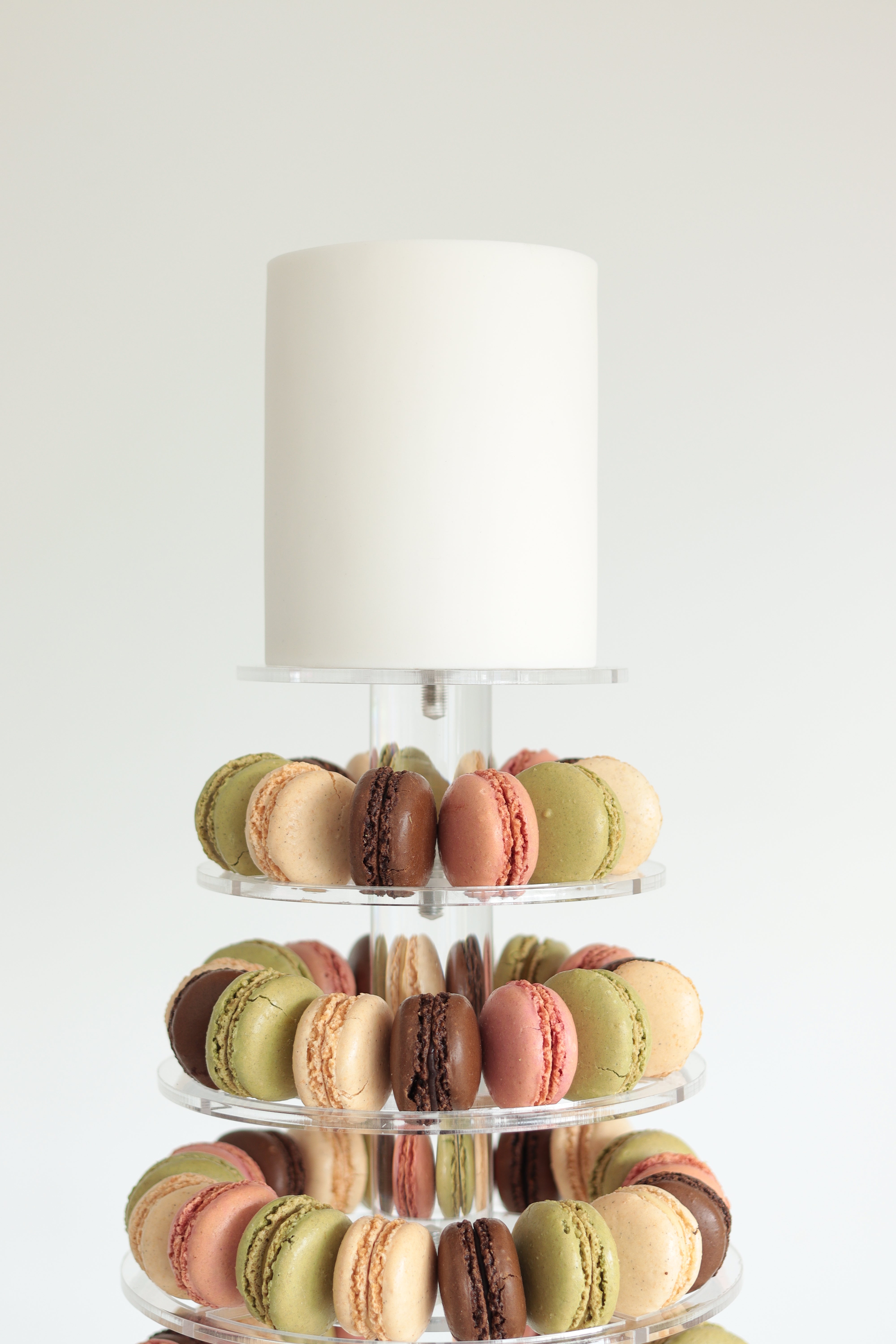 Ultra Adjustable 8 Tier Acrylic Macaron Tower - Prop Options
